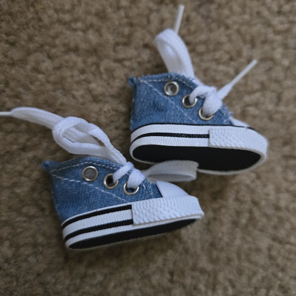 Labubu Shoes Denim Sneakers